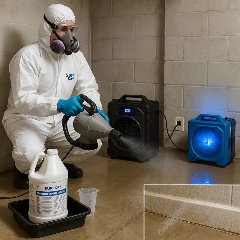 Sanitization and Odor Removal process in Turpin Hills, OH