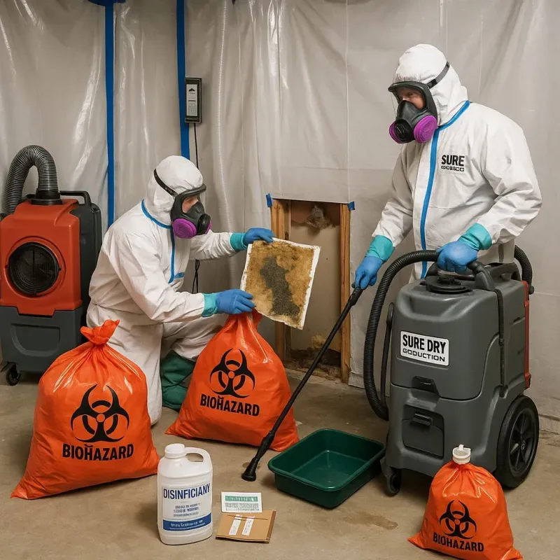 Contaminated Water Handling Protocols process in Turpin Hills, OH