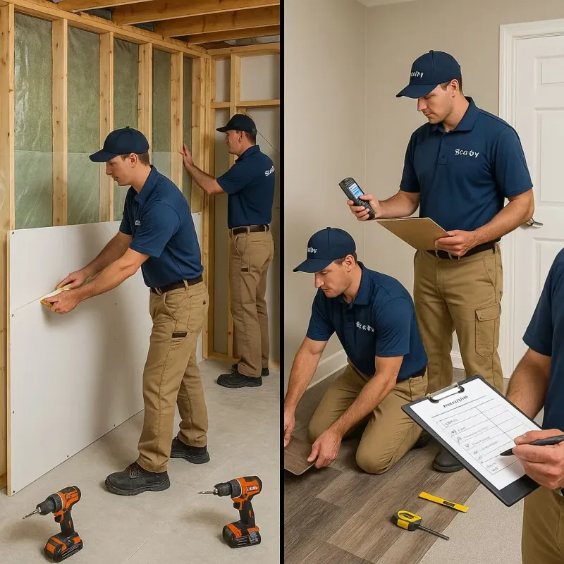 Repairs and Reconstruction process in Turpin Hills, OH